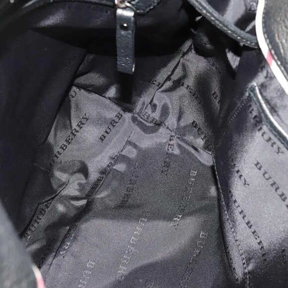 BURBERRY Shoulder Bag Nylon Black Auth BA3541 - Picture 14 of 16